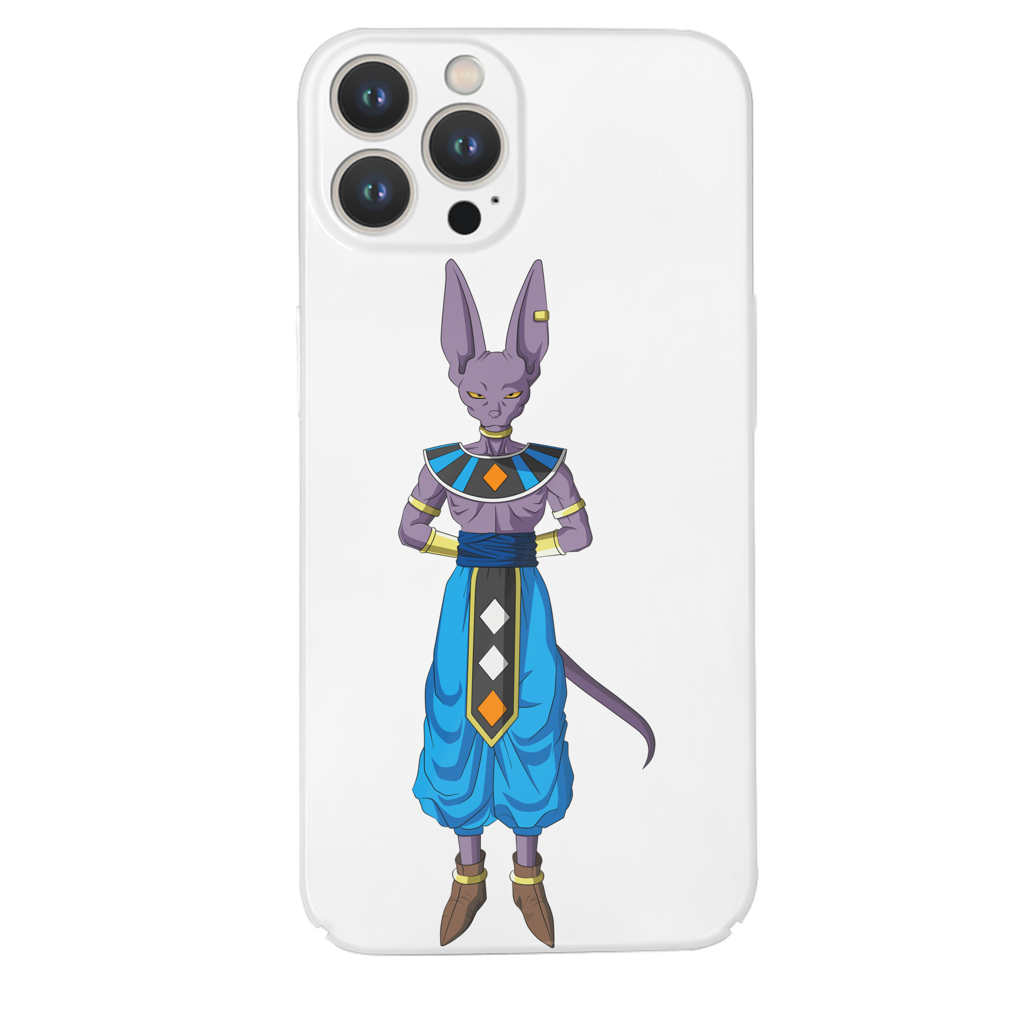 （画像用） ドラゴンボール ビルス 破壊神ビルス DRAGON BALL Beerus Birusu 【iPhone 14シリーズ対応】ハードケース